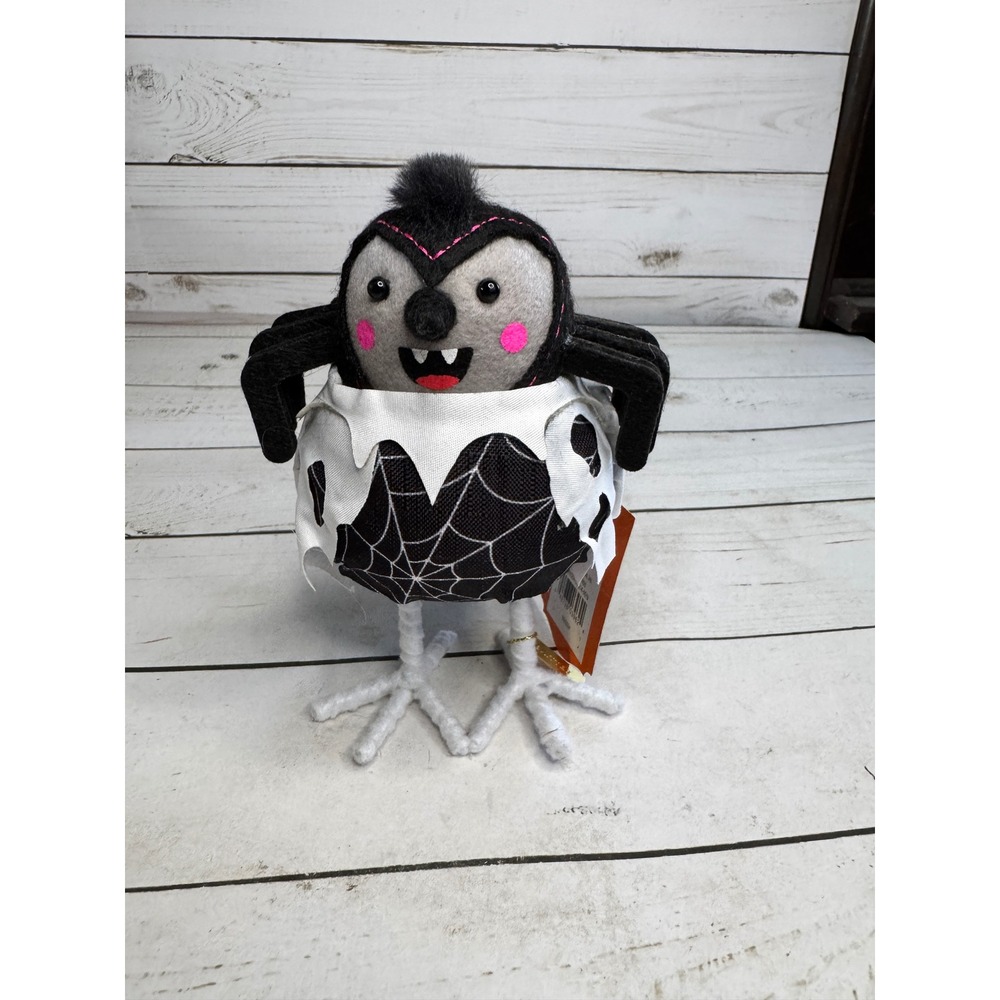 Hyde and Eek Boutique Featherly Friends Skitter Spider Halloween Bird 2024 NWT